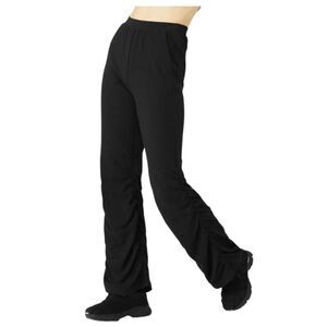 Alo Yoga High Rise Ruched Leg Athletic Pants Black Small